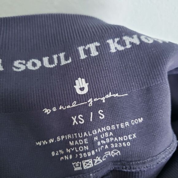 Spiritual Gangster Washed Dark Gray‎ Self Love Leggings - Picture 7 of 7